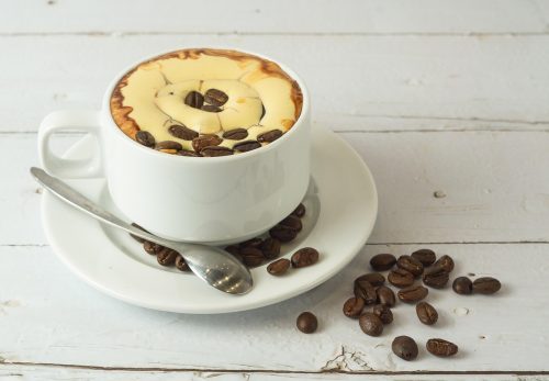 vietnamese egg coffee and coffee beans